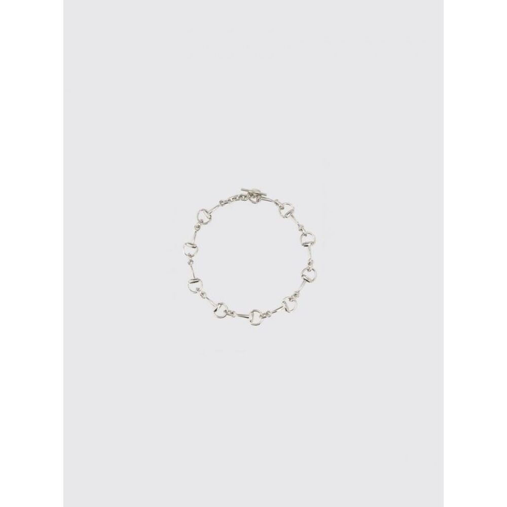 Gucci Women Horsebit Gucci Silver-Finish Metal Choker Necklace